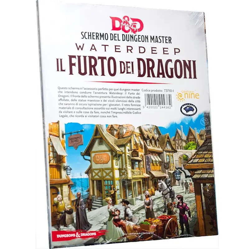 dungeons and dragons 5e waterdeep schermo del master