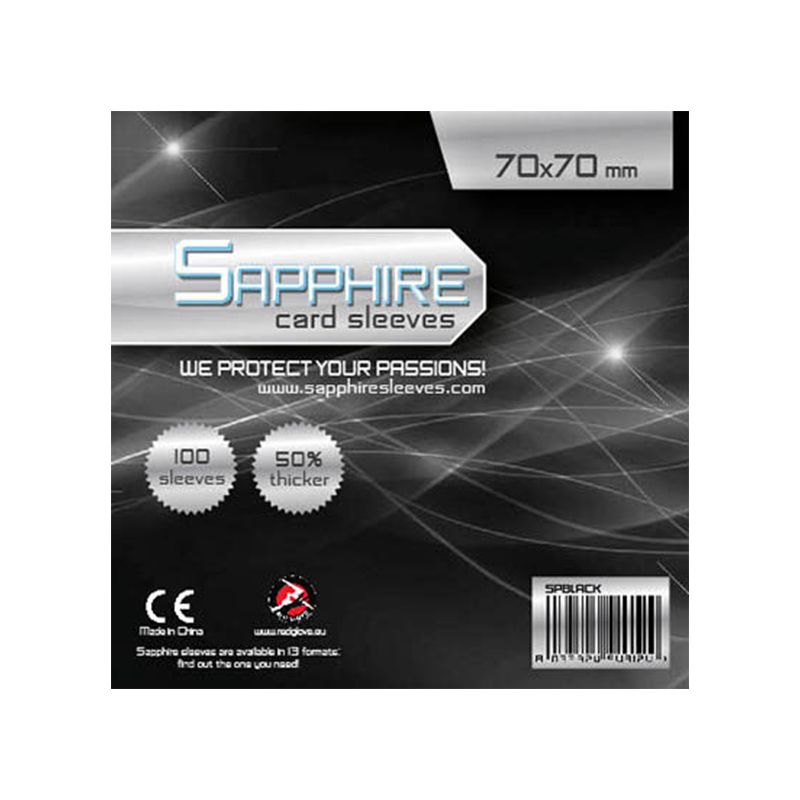 sapphire card sleeves black 70x70 1