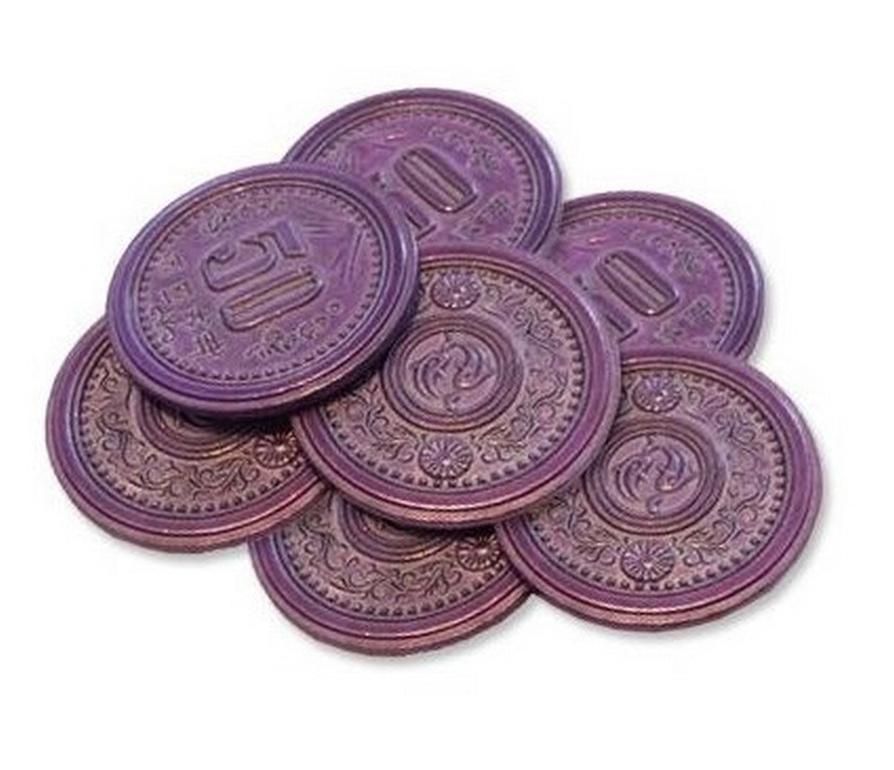scythe monete in metallo da 50 promo accessorio gioco da tavolo