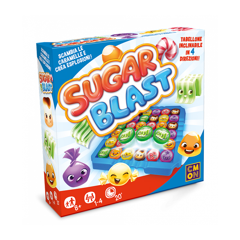 sugar blast asmodee italiano gioco per bambini
