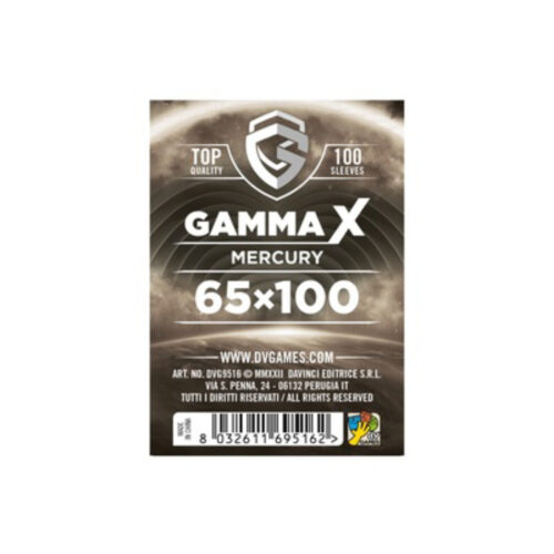 Bustine protettive Gamma X - Mercury - 65x100